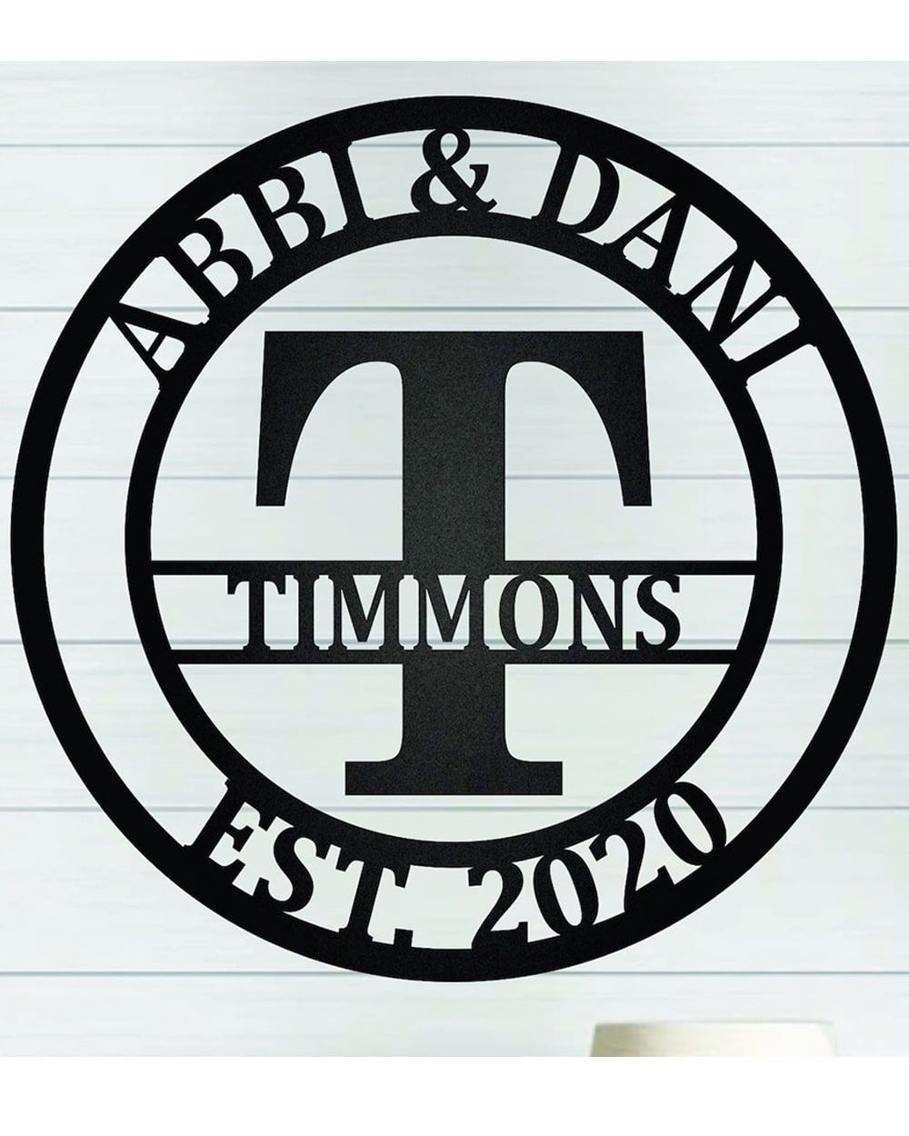 Personalized Metal Name Monogram Wedding Signs Letters Indoor Outdoor ...