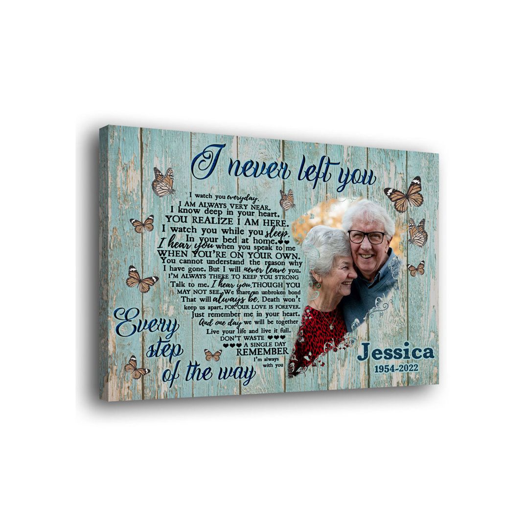 Personalized Memorial Gift Canvas - You never said I'm leaving main image 0