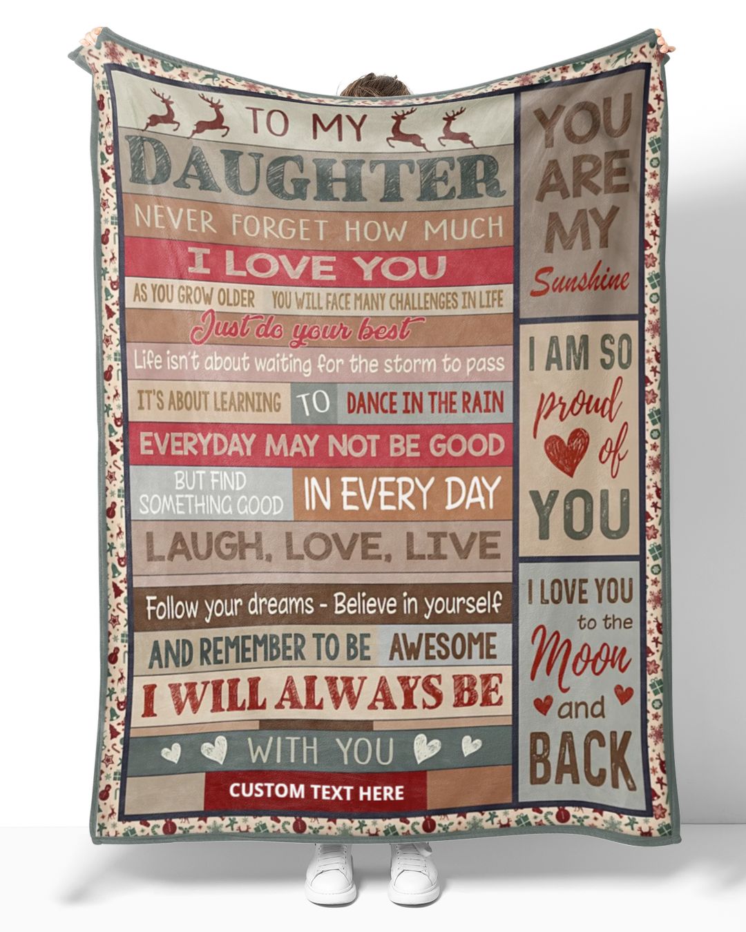 Personalized Custom To My Daughter Never Forget How Much Love You ...