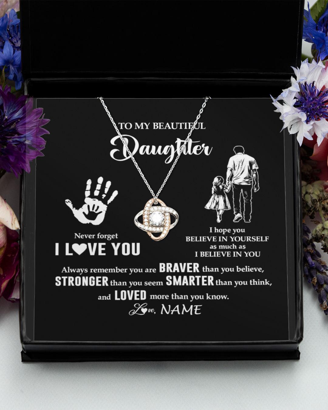 Personalized Custom To My Daughter From Dad Necklace N313 | Kenny Tran ...