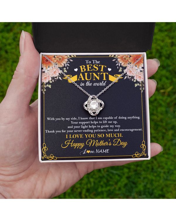 Personalized Custom To My Aunt Necklace N438