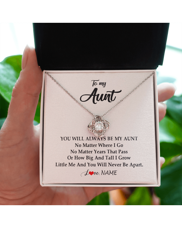 Personalized Custom To My Aunt Necklace N440