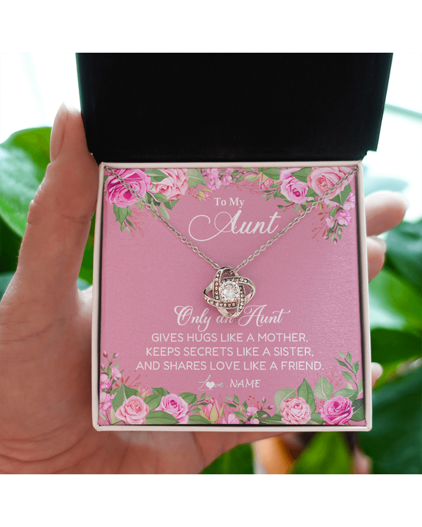 Personalized Custom To My Aunt Necklace N461