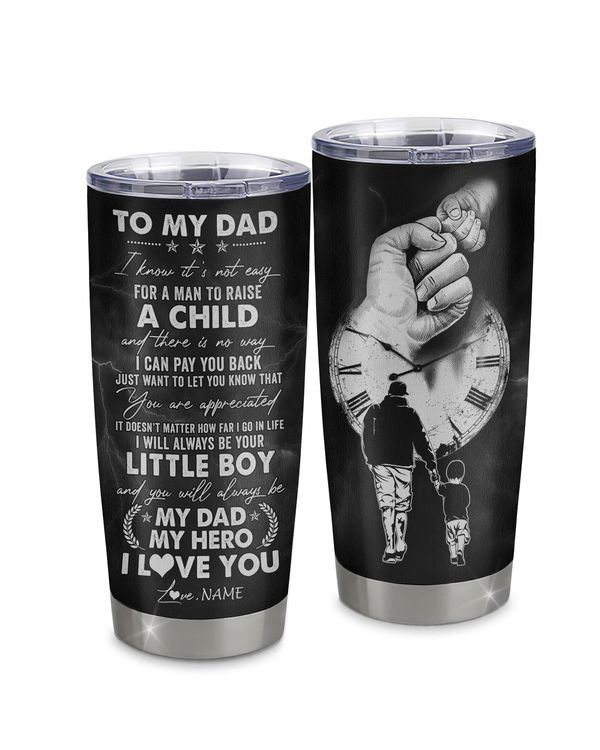 Personalized Custom To My Dad From Son Tumbler TL197