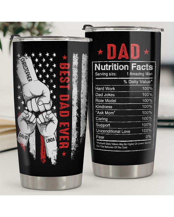 Personalized Custom To My Dad Nutrition Tumbler TL238
