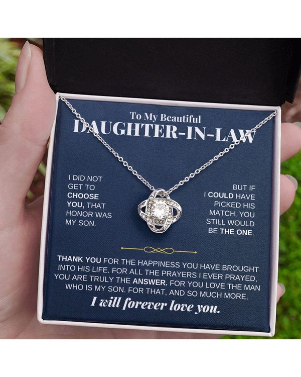 Personalized To My Daughter In Law Necklace N985