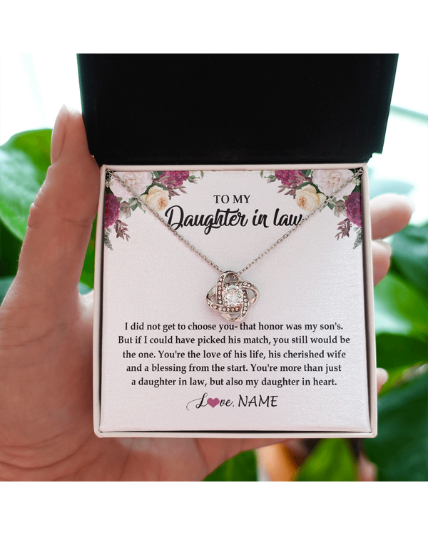 Personalized To My Daughter In Law Necklace N986