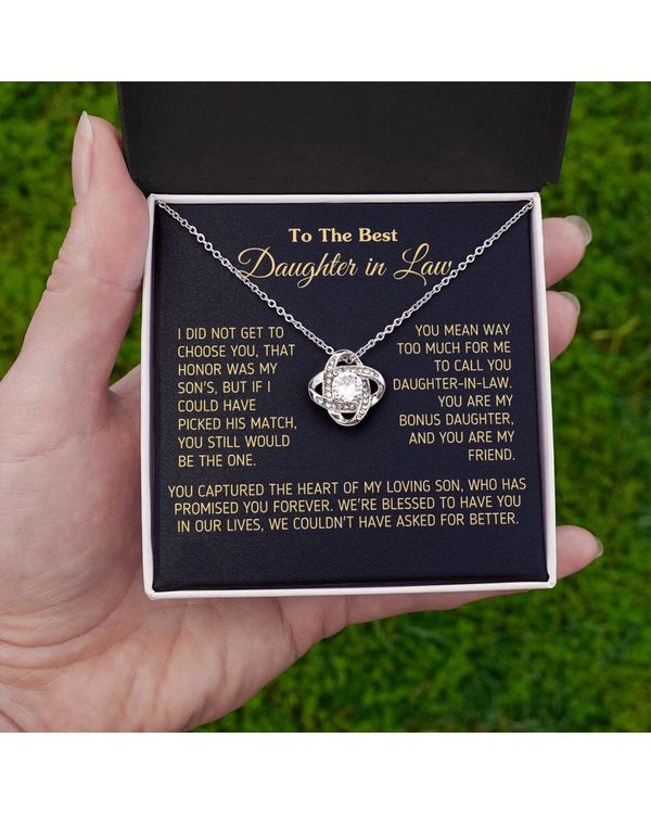 Personalized To My Daughter In Law Necklace N988