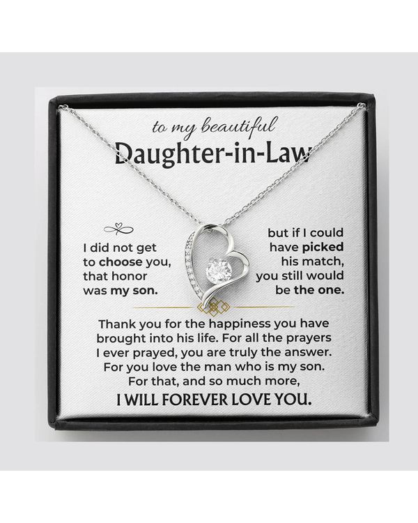 Personalized To My Daughter In Law Necklace N984