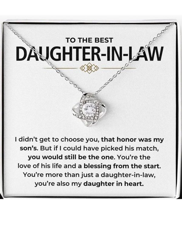 Personalized To My Daughter In Law Necklace N1243